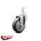 Service Caster 4 Inch Thermoplastic Rubber Wheel Swivel 7/8 Inch Square Stem Caster SCC SCC-SQ20S414-TPRB-78 - alternate 2